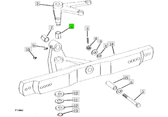 Buje del eje delantero