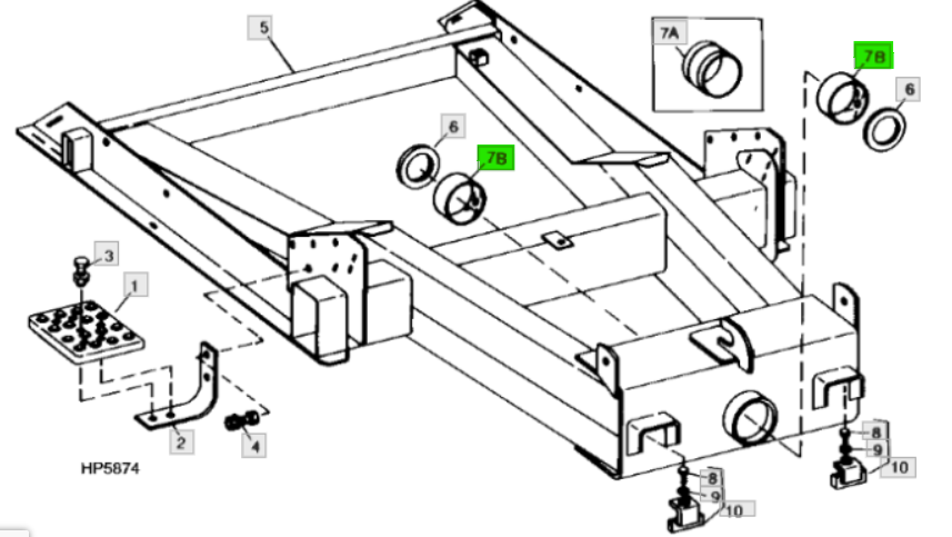 Buje de dirección y freno