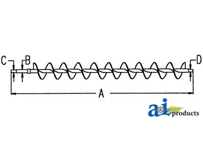 Sinfín inferior grano limpio