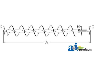 Sinfín de granzas inferior