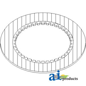 Plato de embrague estriado