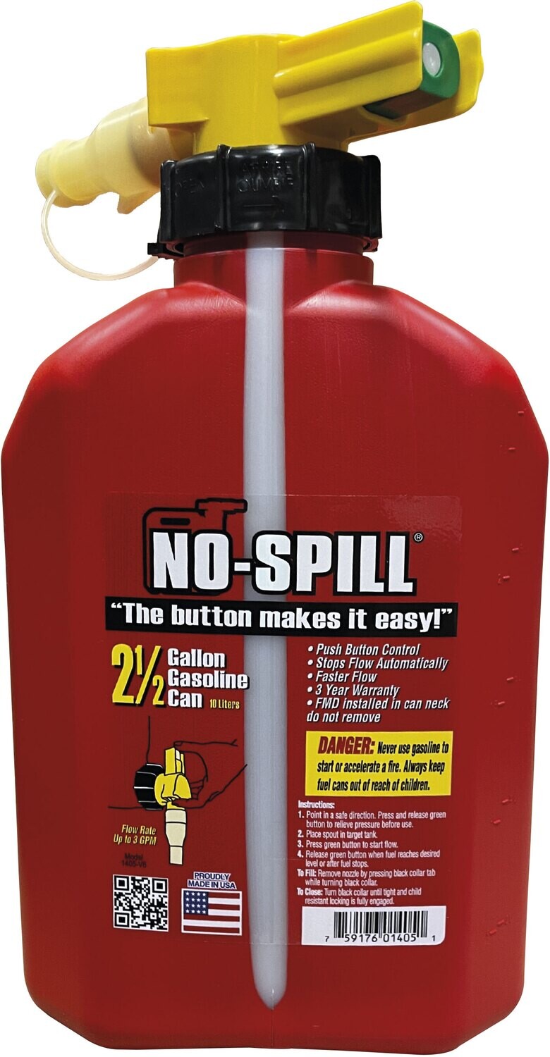 Bidón antiderrame de gasolina 2,5 gal / 9,45 lts