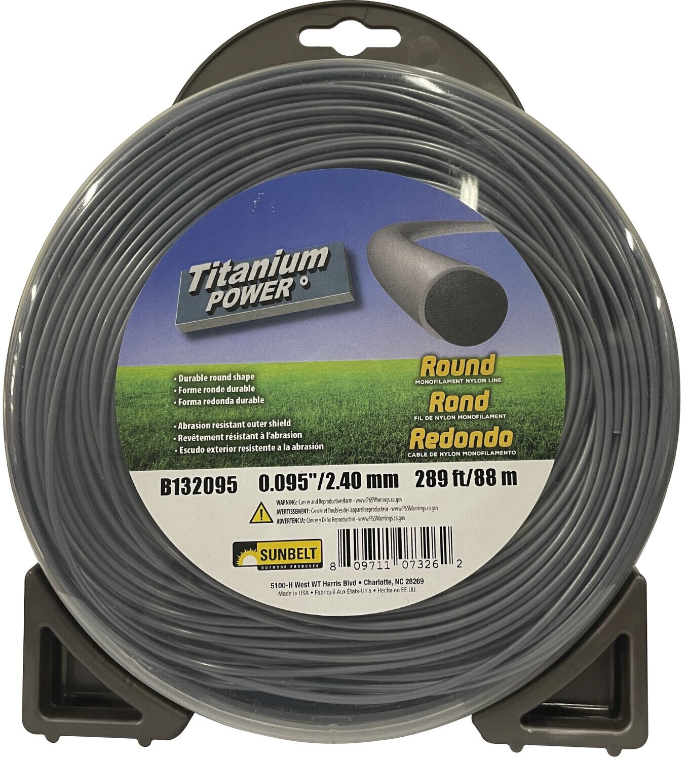 Tanza redonda 2,4mm 88m