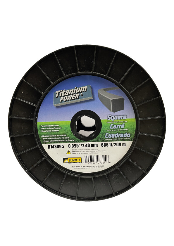 Tanza cuadrada 2,4mm 210m