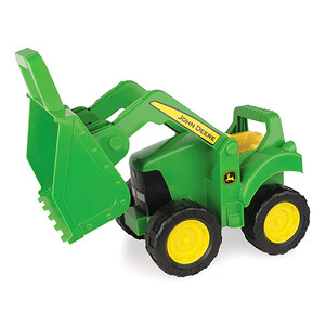 Tractor con pala grande