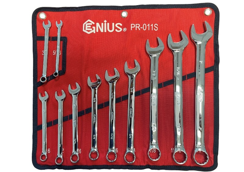 Juego de 11 llaves fijas planas