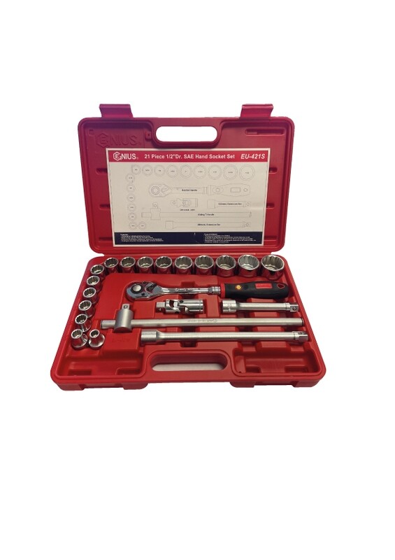 Juego de dados ½” 21 piezas