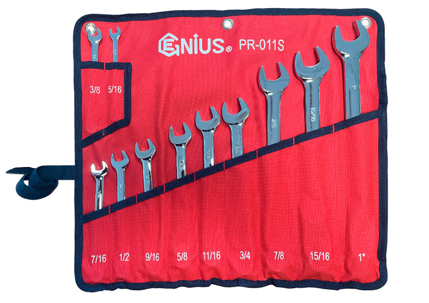 Juego de 11 llaves fijas planas