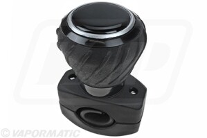 Perilla de volante negra de lujo