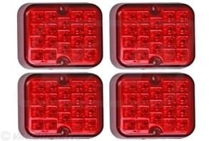 Luz antiniebla LED 12V para remolque