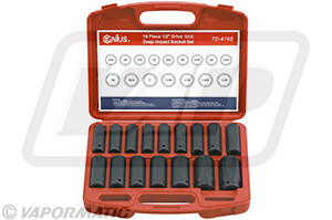 Juego de 16 dados ½” de impacto