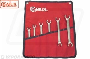 Juego de 6 llaves abocinadas métricas