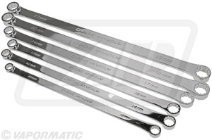Juego de 6 llaves métricas extra largas