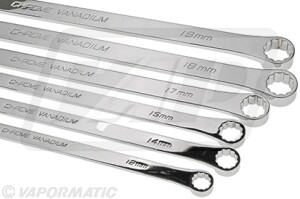 Juego de 6 llaves métricas extra largas