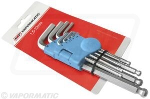 Juego de 9 llaves Allen métricas