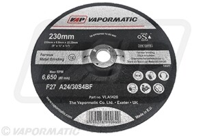 Disco desbaste abrasivo metal (230 mm x 22 mm x 6 mm) Disco desbaste abrasivo metal (230 mm x 22 mm x 6 mm)