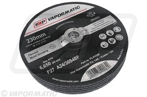 Disco desbaste abrasivo metal (230 mm x 22 mm x 6 mm) Disco desbaste abrasivo metal (230 mm x 22 mm x 6 mm)