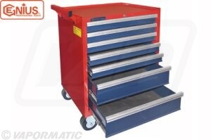 Gabinete de herramientas con ruedas 7 cajones Gabinete de herramientas con ruedas 7 cajones