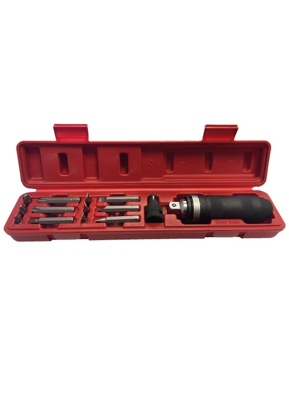 Destornillador de impacto métrico de ½” 14 piezas