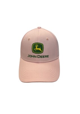 Gorro John Deere rosa