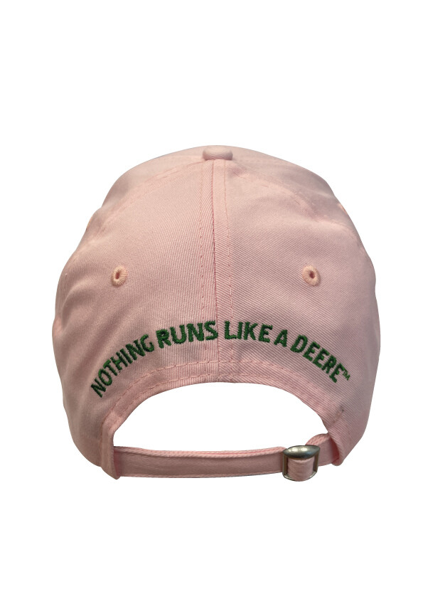 Gorro John Deere rosa