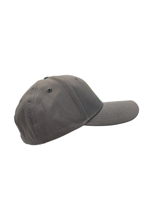 Gorro John Deere gris con logo agro