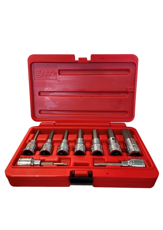 Juego de 9 dados hexagonales ½”