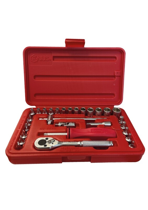 Juego de dados 1/4” 29 piezas