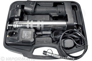 Engrasador tipo pistola inalámbrica 12V 2 baterías y cargador