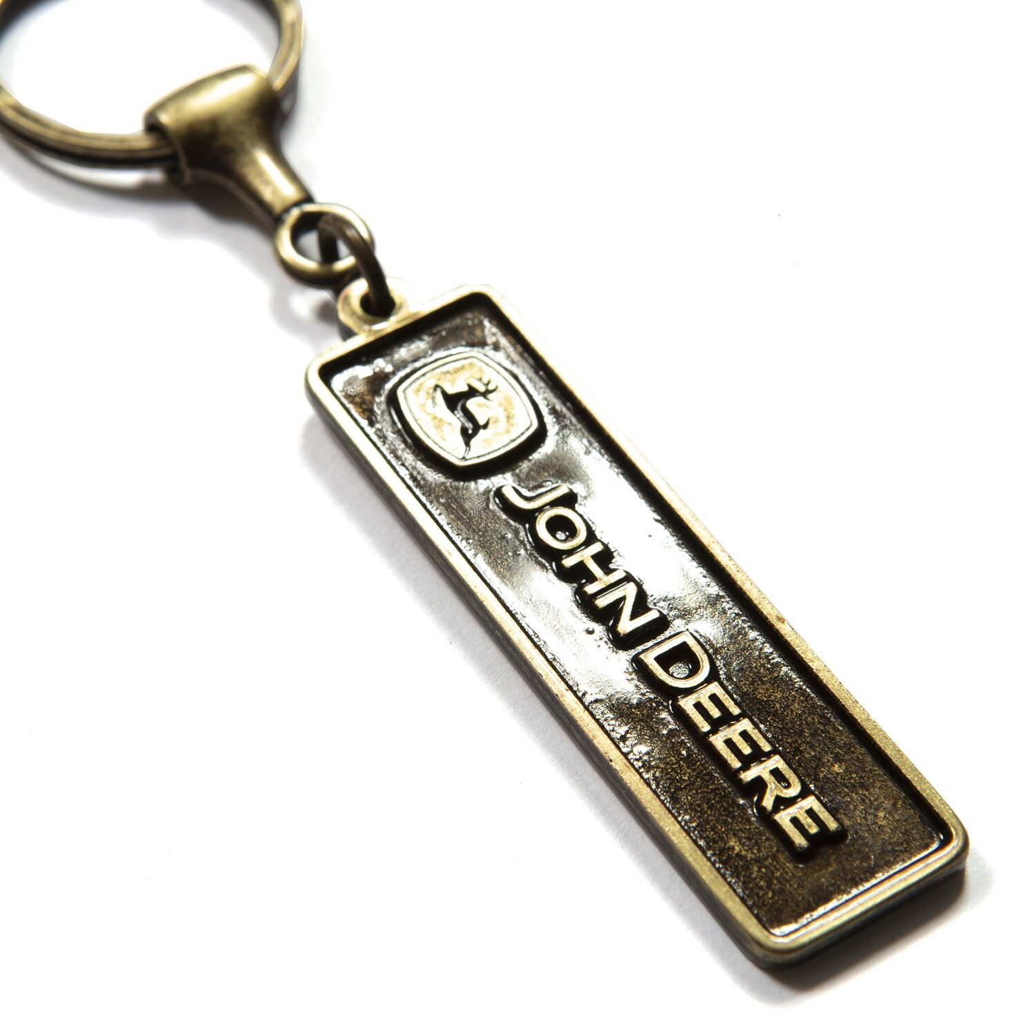 Llavero de metal - Rectangular - Dorado