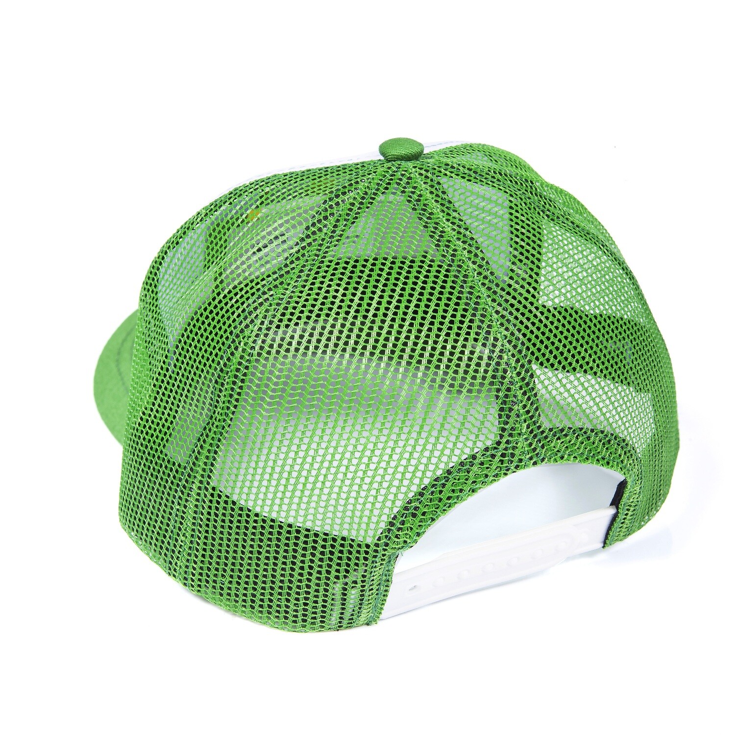 Gorro verde y blanco c/reja - Agro