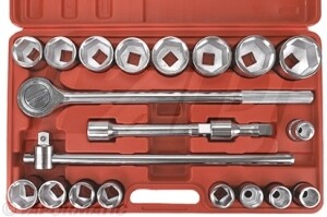 Juego de dados de 3/4" 21 piezas