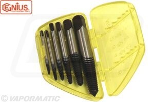 Juego extractores de tornillos