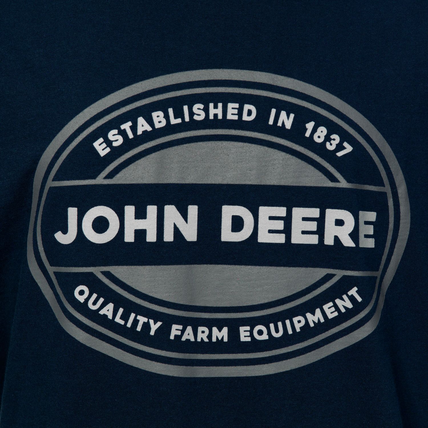 Remera azul John Deere - Talle P