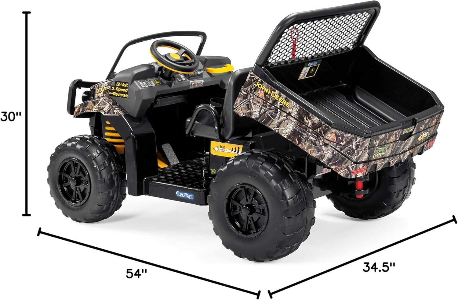 Gator John Deere XUV Camuflaje 12 VOLT