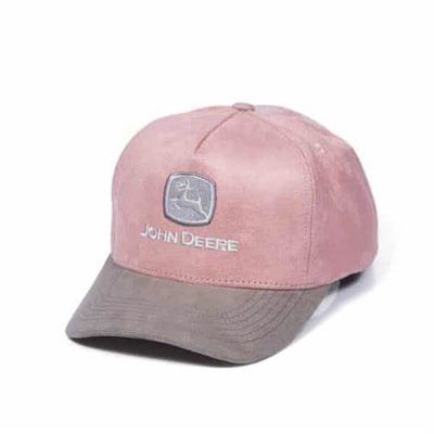 Gorro John Deere Estructurado Premium Rosa