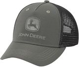 Gorro John Deere verde oliva c/reja negra