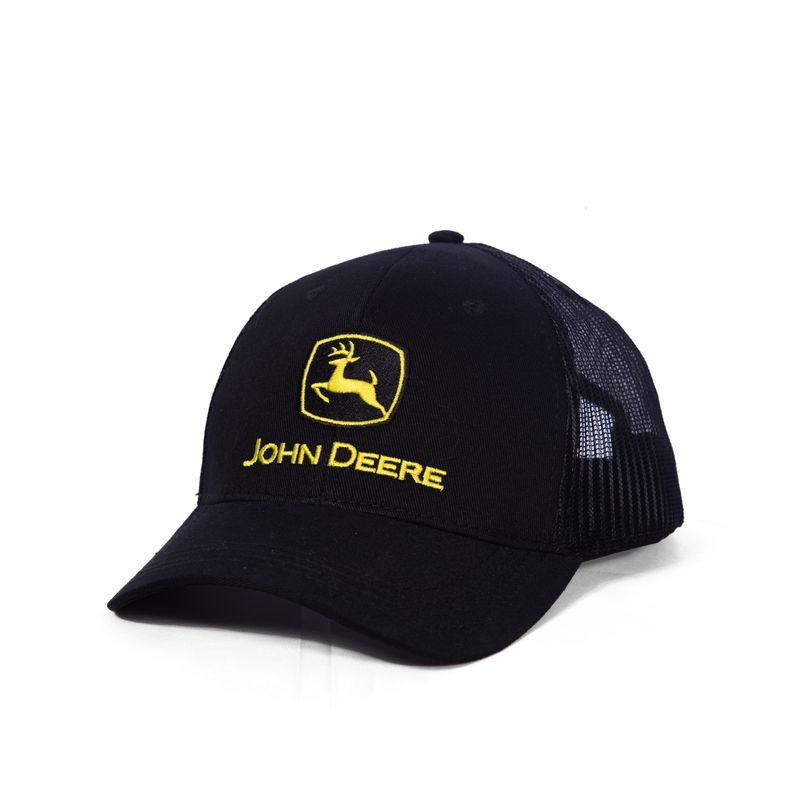 Gorro John Deere Trucker Negro Construcción