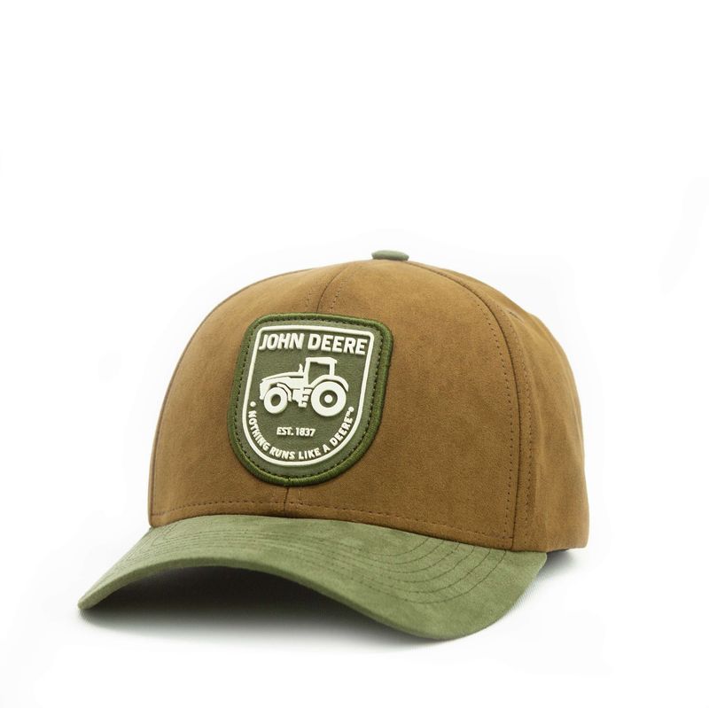 Gorro John Deere Estructurado Premium Marrón/verde