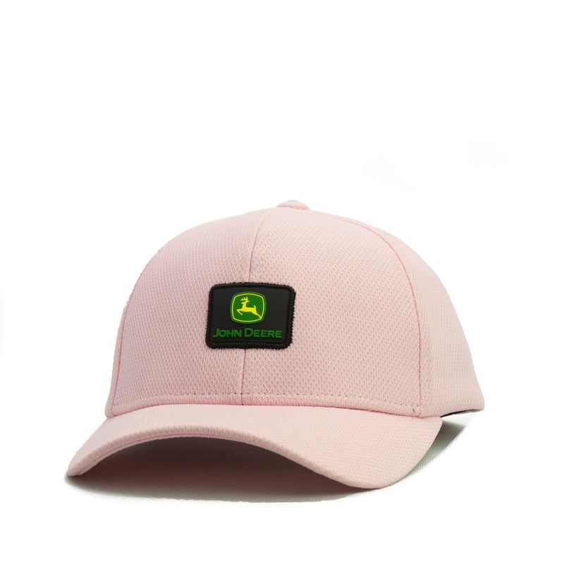Gorro John Deere Estructurado Premium Rosa
