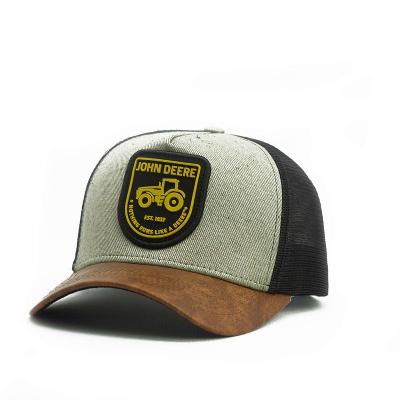 Gorro John Deere Trucker Premium Caqui
