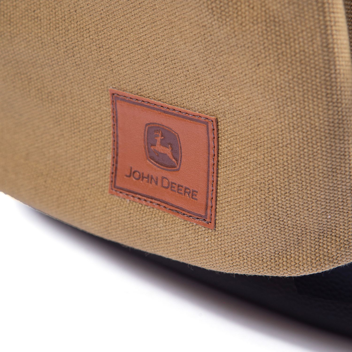 Mochila John Deere De Lona Estilo Vintage - Caqui Mochila John Deere De Lona Estilo Vintage - Caqui