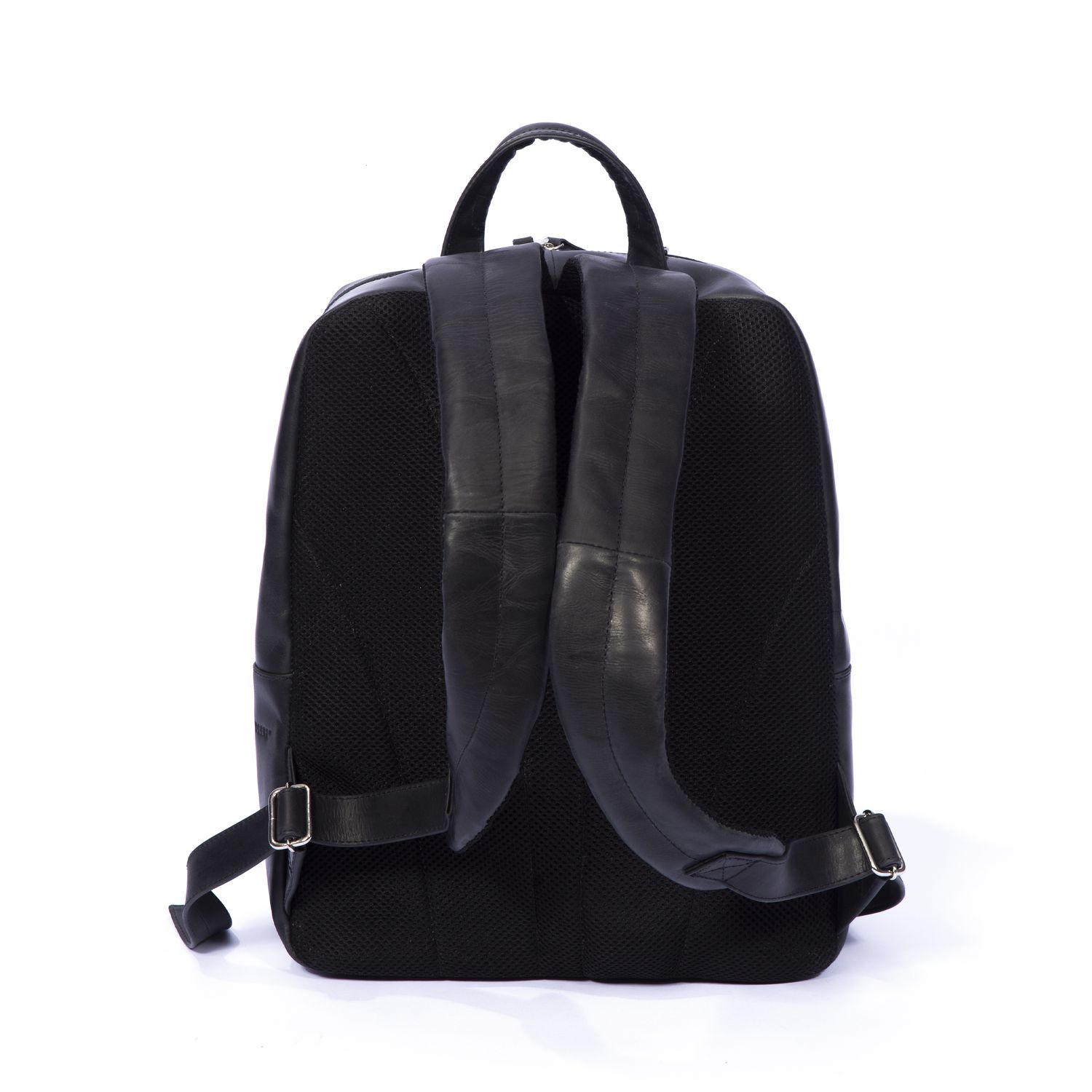 Mochila John Deere De Cuero Serie R8 - Negro
