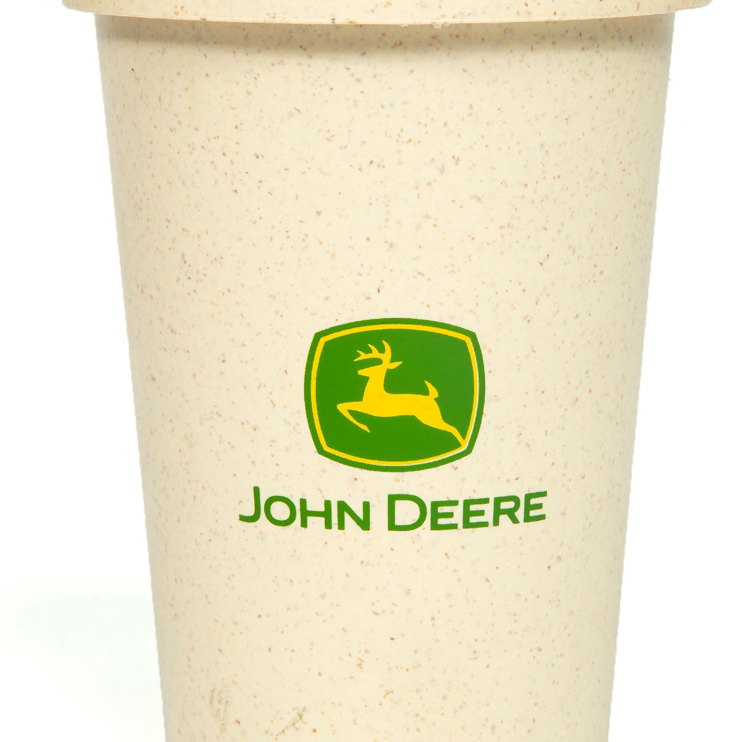 Vaso De Fibra De Bambú John Deere Modelo Agro - C/tapa 450ml