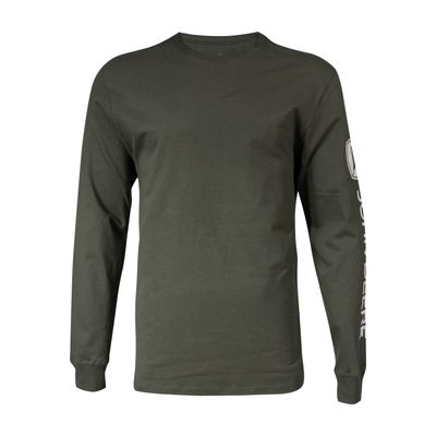 Remera John Deere manga larga con logo