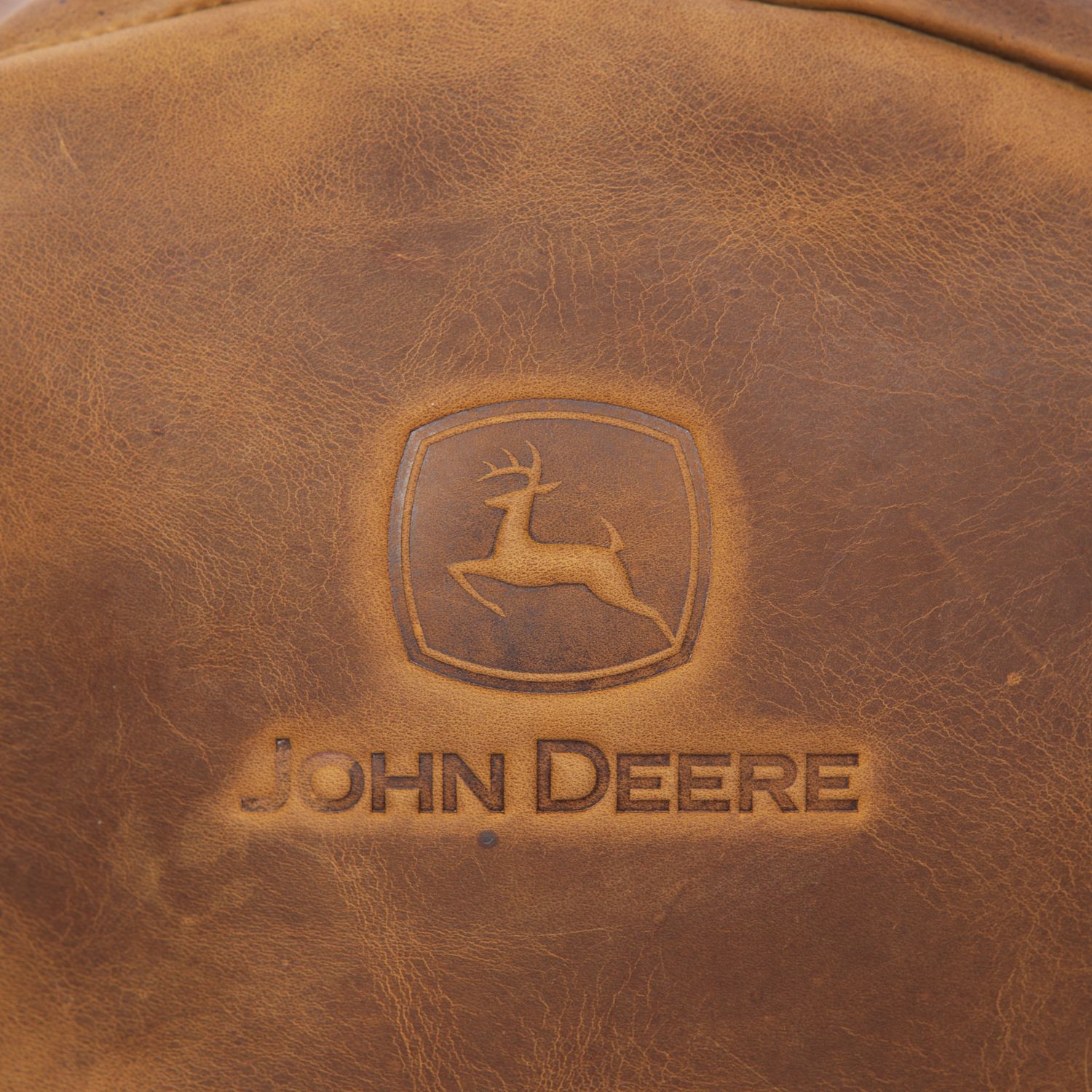 Mochila John Deere De Cuero Camel Mochila John Deere De Cuero Camel