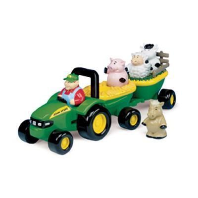 Tractor Con Animales De Granja John Deere