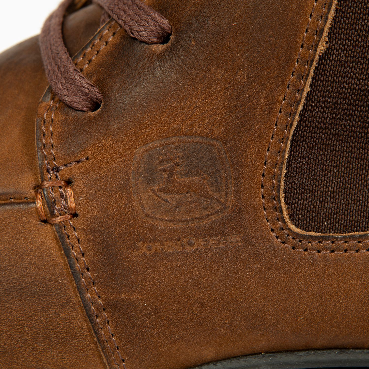 Bota de Couro Senior Comfort John Deere - Nobuck  Marrom - 43