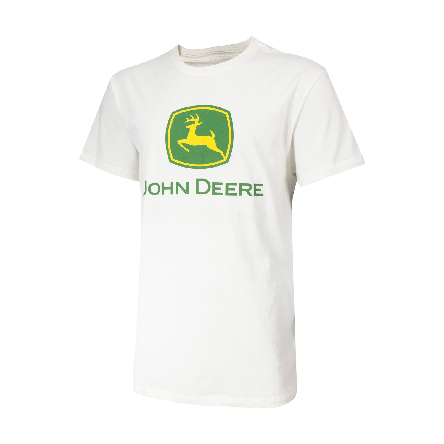 Remera John Deere Clásica Blanco con logo