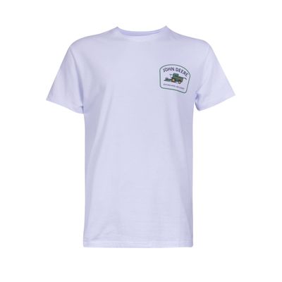 Remera John Deere Clásica Blanco/Estampado